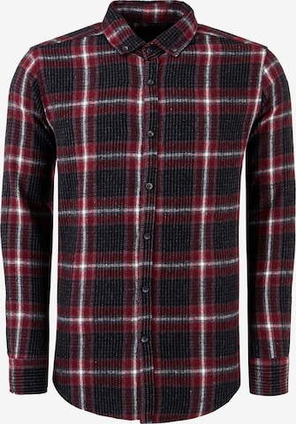Buratti Button Up Shirt 'Buratti' in Red: front