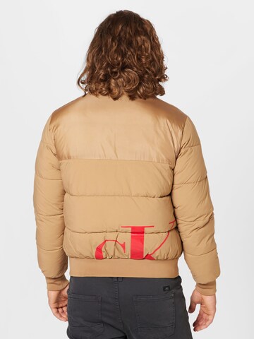 Calvin Klein Jeans Winter Jacket in Beige