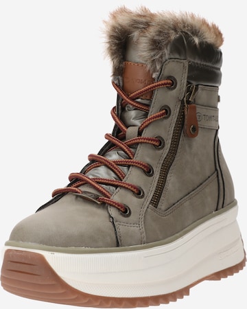 TOM TAILOR Snow Boots in Grey: front