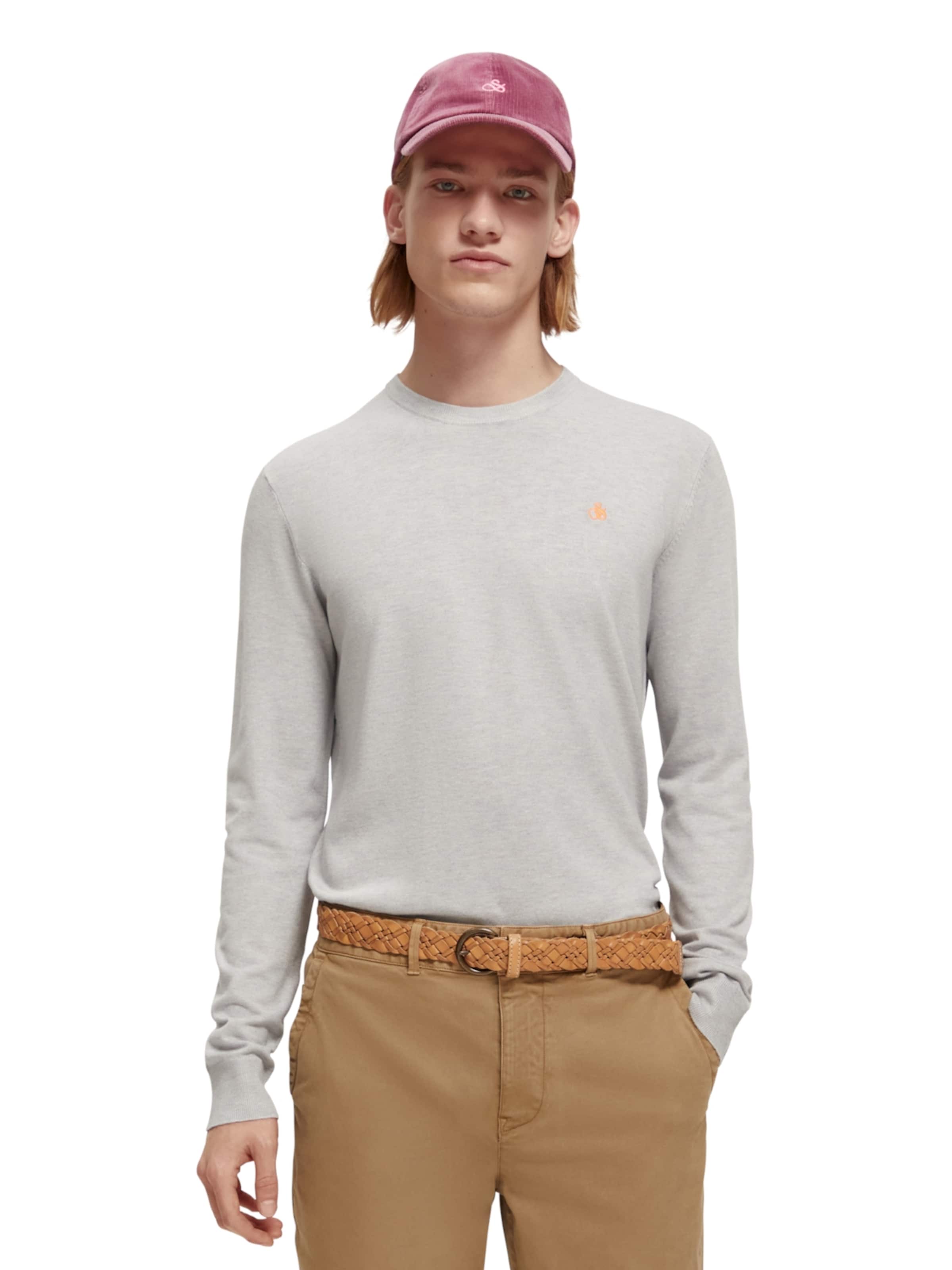 SCOTCH & SODA - Jersey 'Essential' en gris: frente