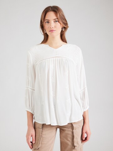Hailys Blouse 'Sc44hiffli' in White: front
