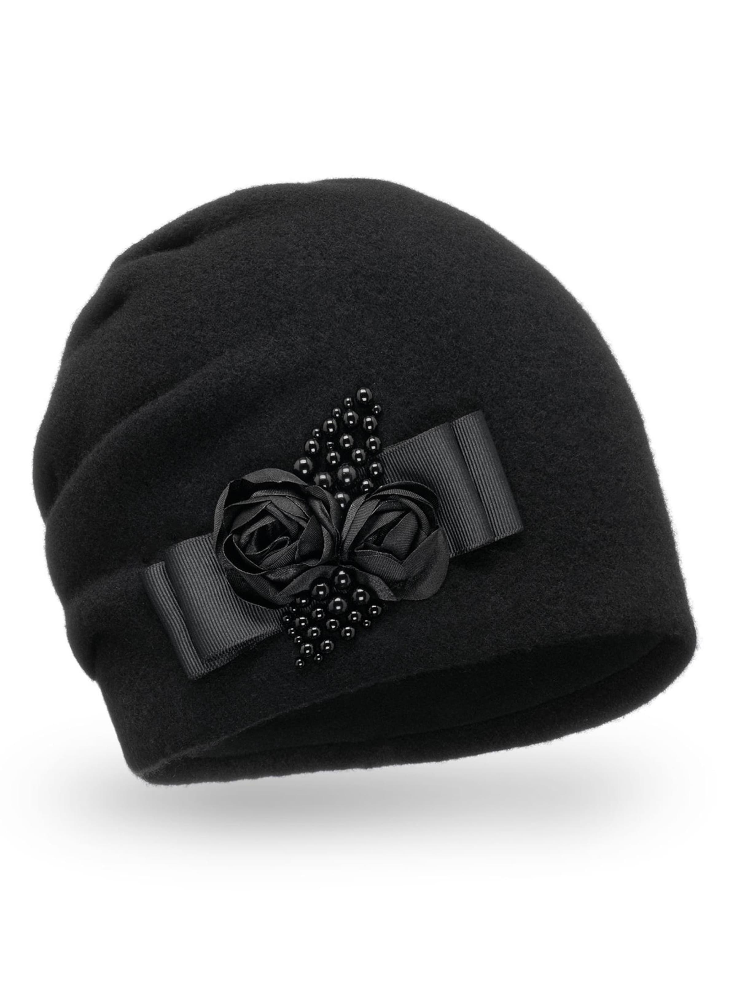 Vivisence Mütze '7080'‌‌‌‌‌‌ in Schwarz: Vorderseite