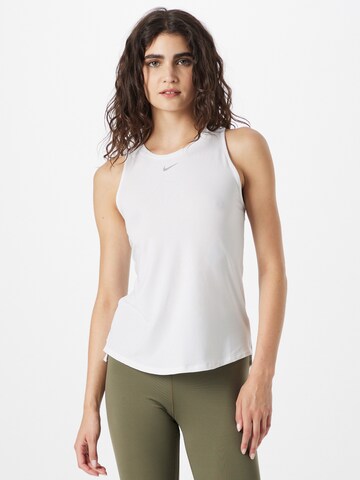 NIKE Sporttop in Wit: voorkant