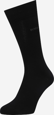 Chaussettes 'Edward' BOSS Orange en noir : devant