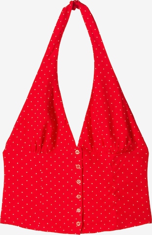 Bershka Toppi värissä punainen: etupuoli