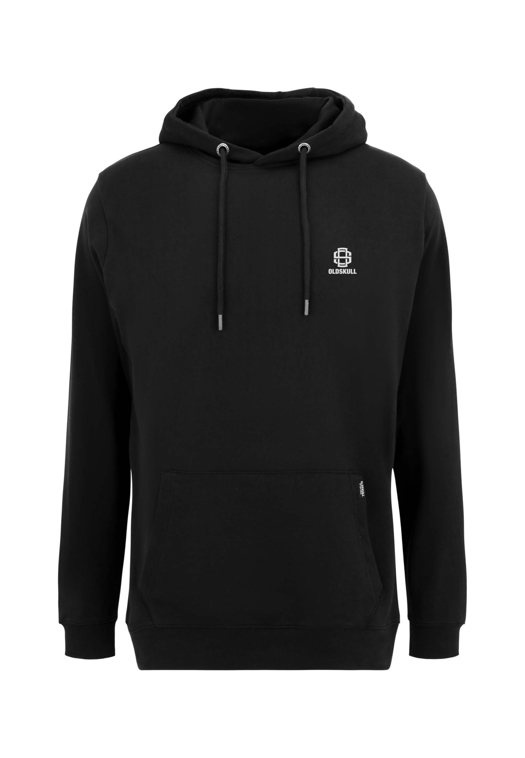 Oldskull Sweatshirt 'Basic Oldskull 25' in Black: front