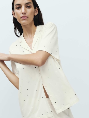 Marks & Spencer Korte pyjama in Beige