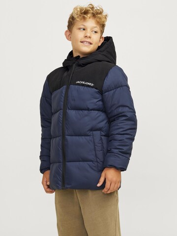Jack & Jones Junior Vinterjakke i blå: forside