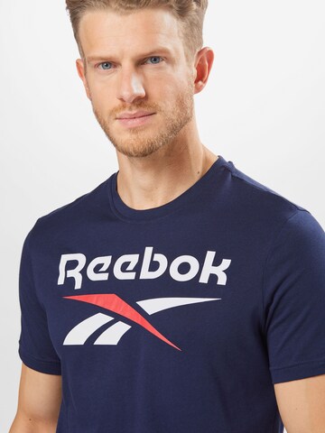 Reebok T-Shirt 'Identity Classic' in Blau