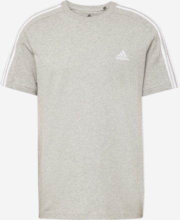 ADIDAS SPORTSWEAR Λειτουργικό μπλουζάκι 'Essentials' σε γκρι: μπροστά