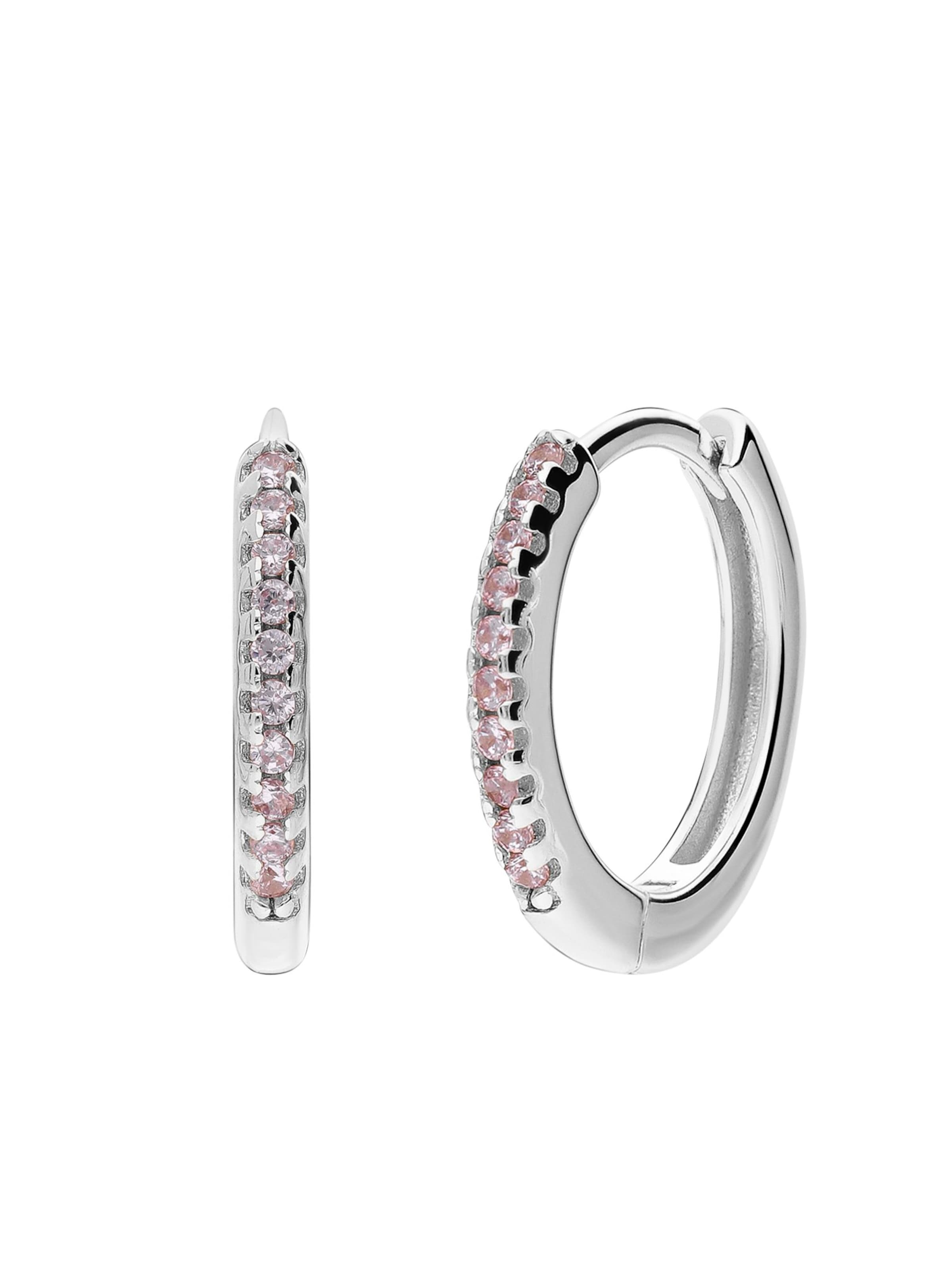 Lucardi Oorbellen in Zilver: voorkant