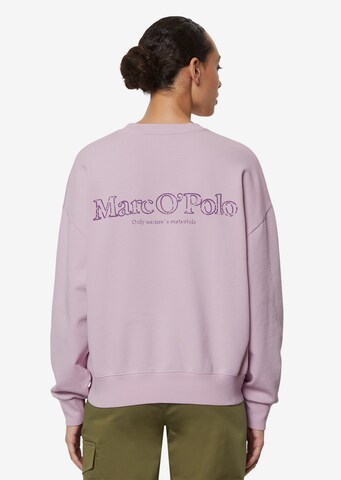 Sweat-shirt Marc O'Polo en violet : devant