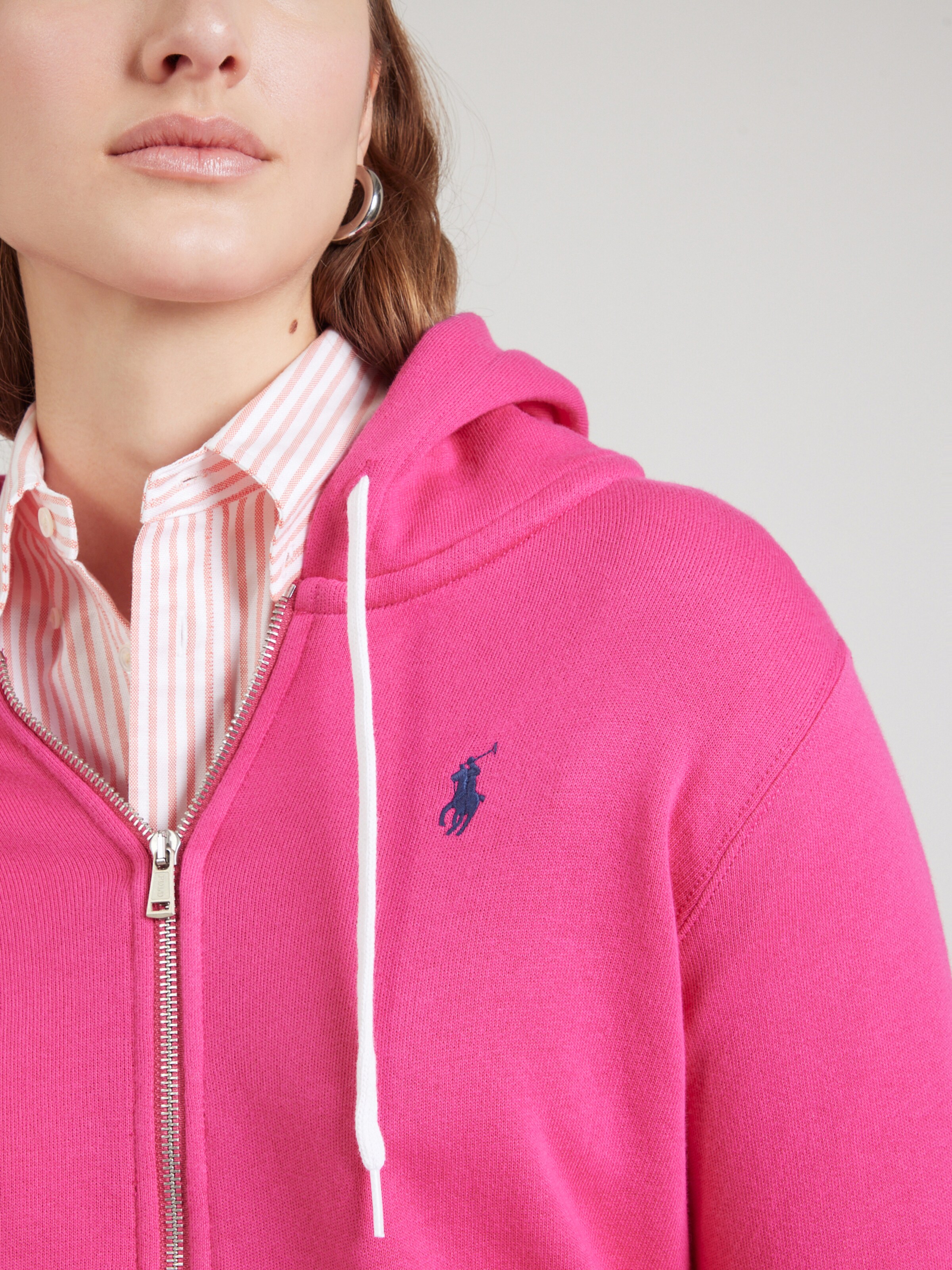 POLO RALPH LAUREN/ジップアップフーディ/XL/ピンク Polo Ralph Lauren Zip-Up Hoodie in Pink | ABOUT YOU