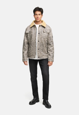 INDICODE JEANS Between-season jacket 'INVados' in Beige: front