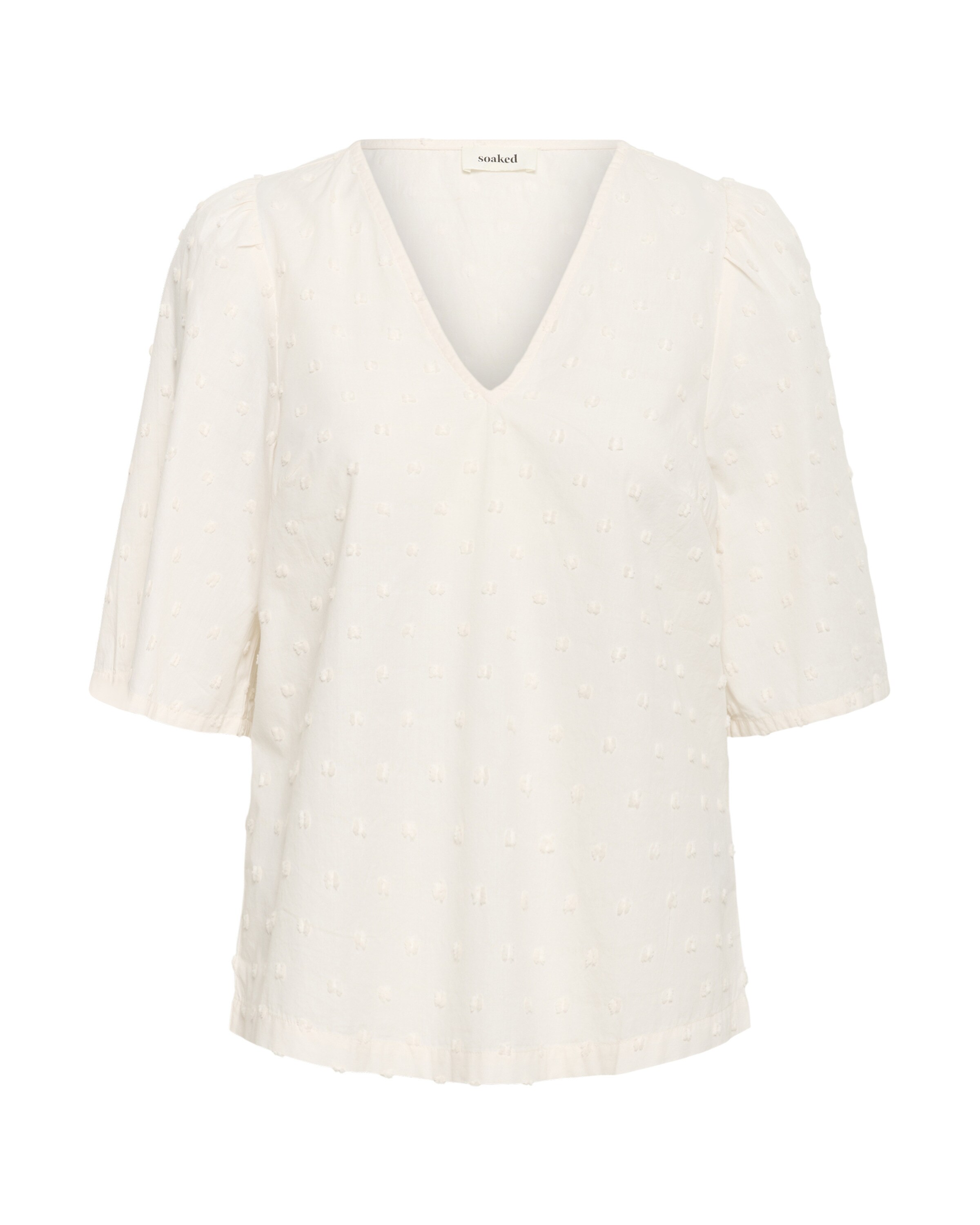 Chemisier 'Sunela Felisia' SOAKED IN LUXURY en blanc : devant