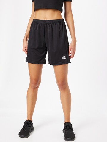 ADIDAS SPORTSWEAR Loosefit Sportbroek 'Entrada 22 ' in Zwart: voorkant