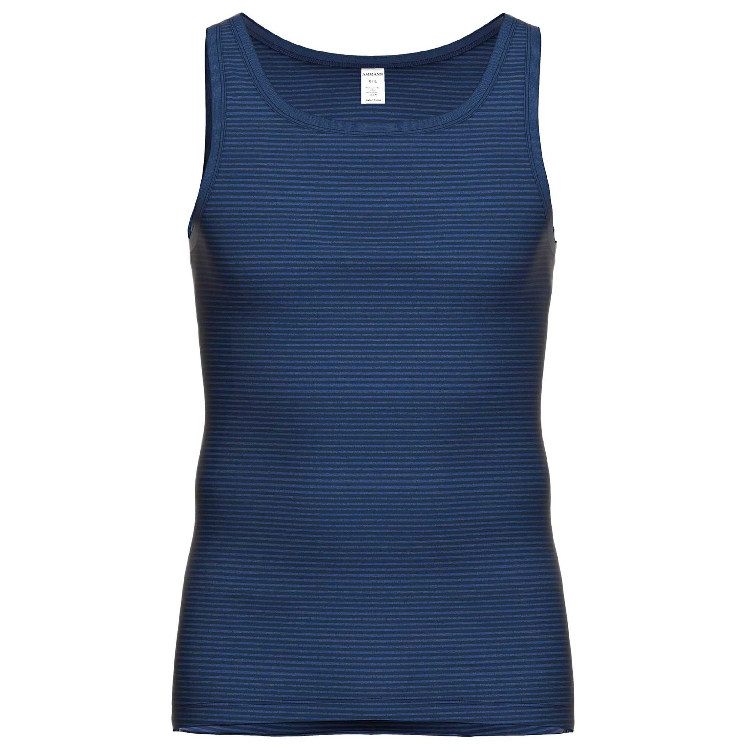 Ammann Undershirt in Blue: front