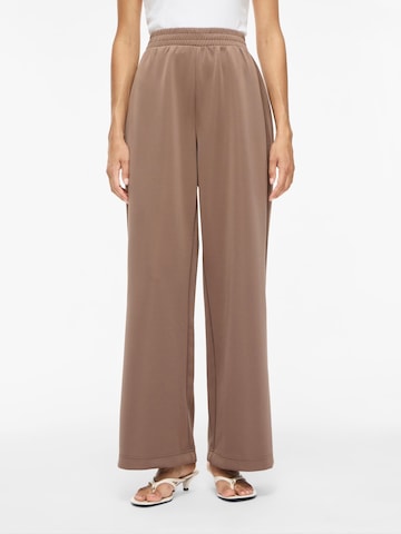 VILA Loose fit Pants 'VILoana' in Brown: front