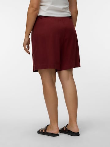 Vero Moda Curve Regular Pants 'MYMILO' in Red