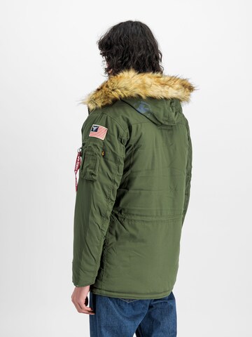 ALPHA INDUSTRIES Winter Jacket 'Polar' in Green