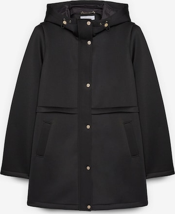 Manteau d’hiver Fiorella Rubino en noir : devant