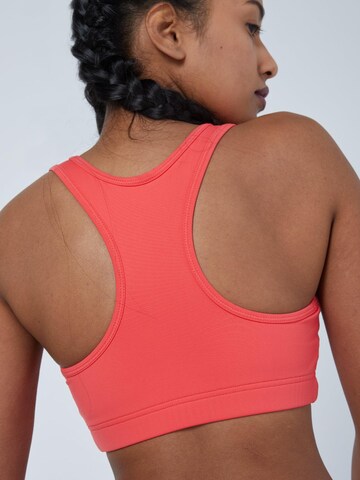 SPORTKIND Bustier Sport bh 'Wide Straps' in Oranje