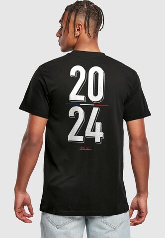 Mister Tee Shirt 'France 2024 Football' in Zwart