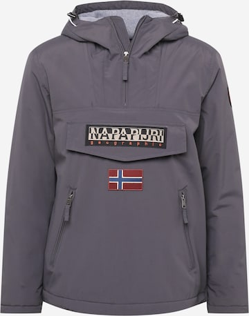 NAPAPIJRI Between-Season Jacket 'Rainforest' in Grey: front