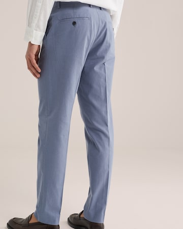WE Fashion Regular Chino in Blauw