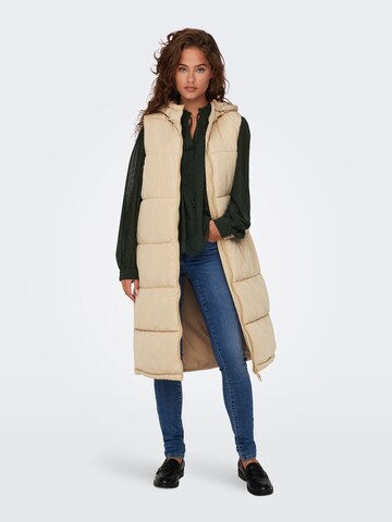 Gilet ONLY en beige : devant