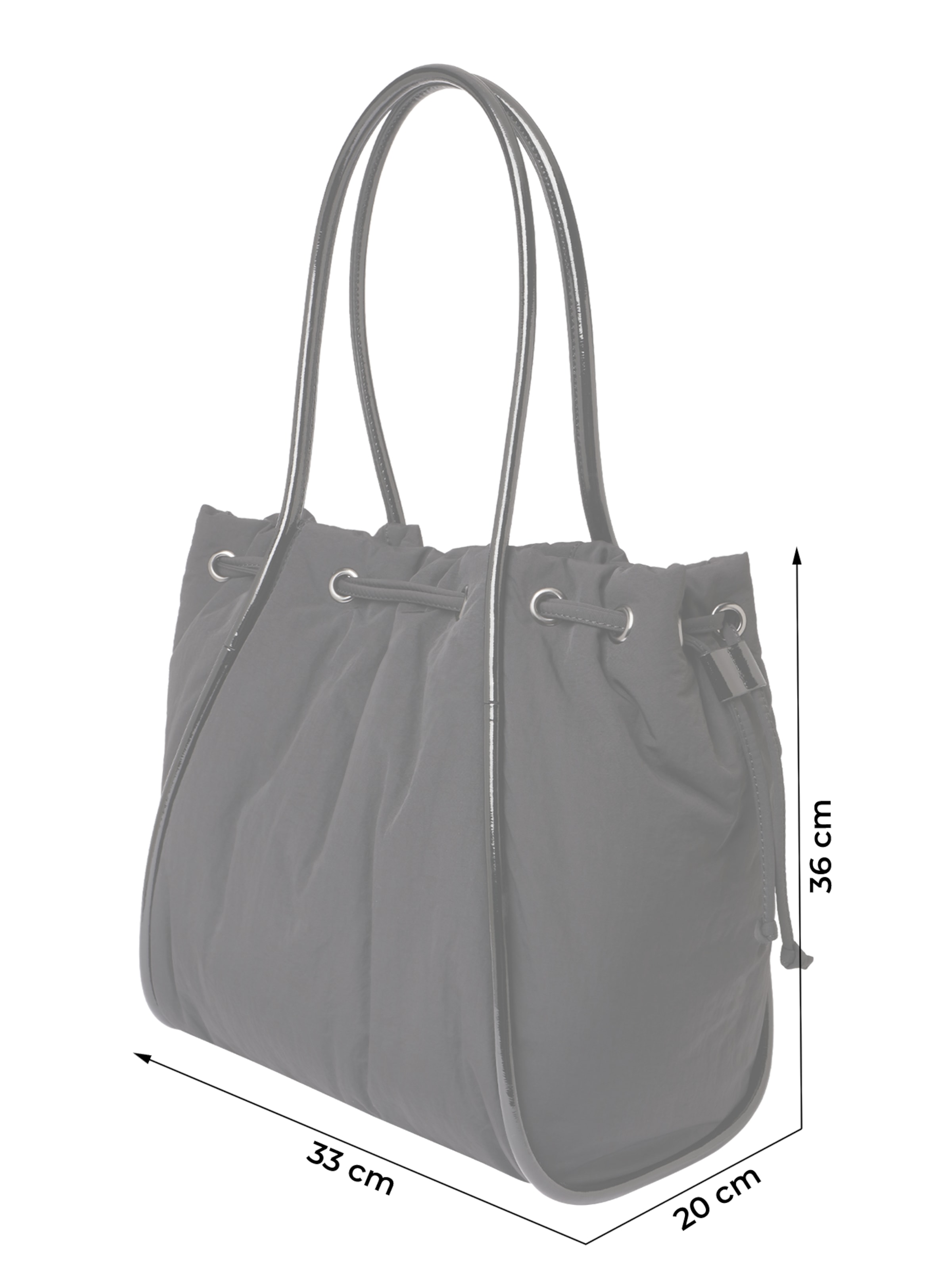 TOPSHOP Наплечная сумка 'Selina' в Черный