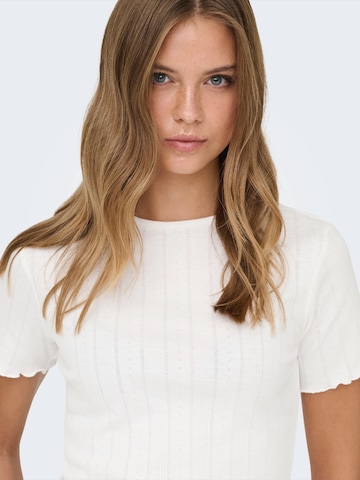 ONLY Shirt 'ONLTENNA' in Weiß