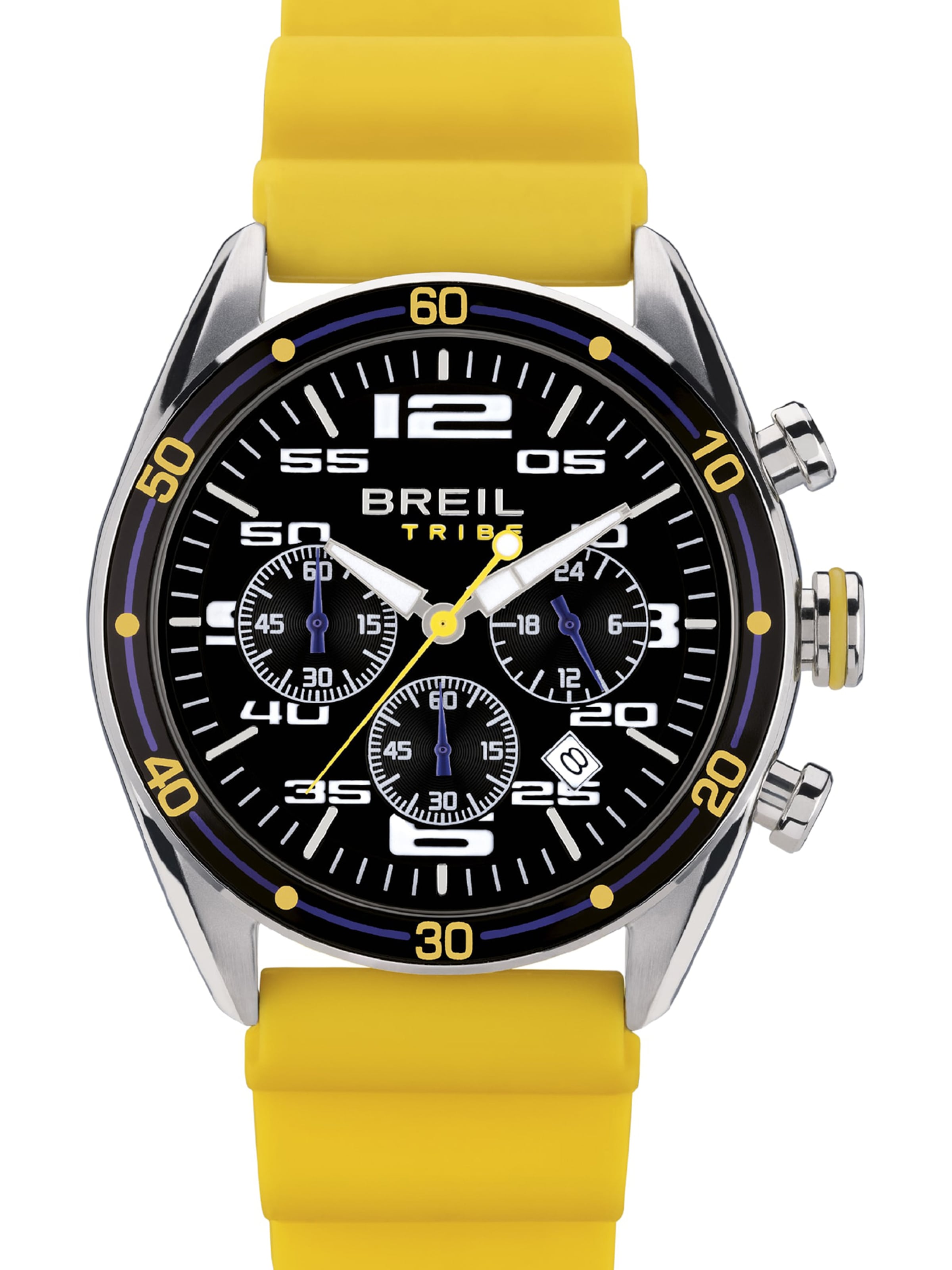 Breil Analog watch 'Score' in Yellow: front
