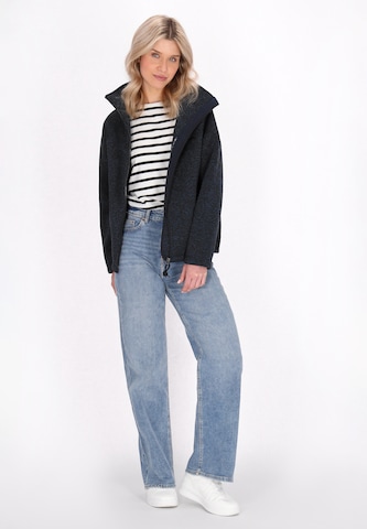 Schmuddelwedda Fleece jas in Blauw