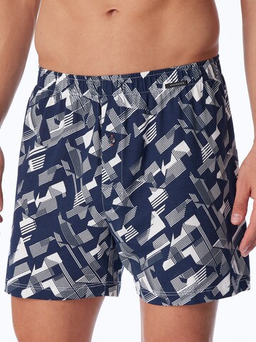 SCHIESSER Boxershorts in Blauw: voorkant