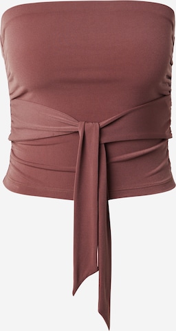 ABOUT YOUTop 'Indra' - smeđa boja: prednji dio