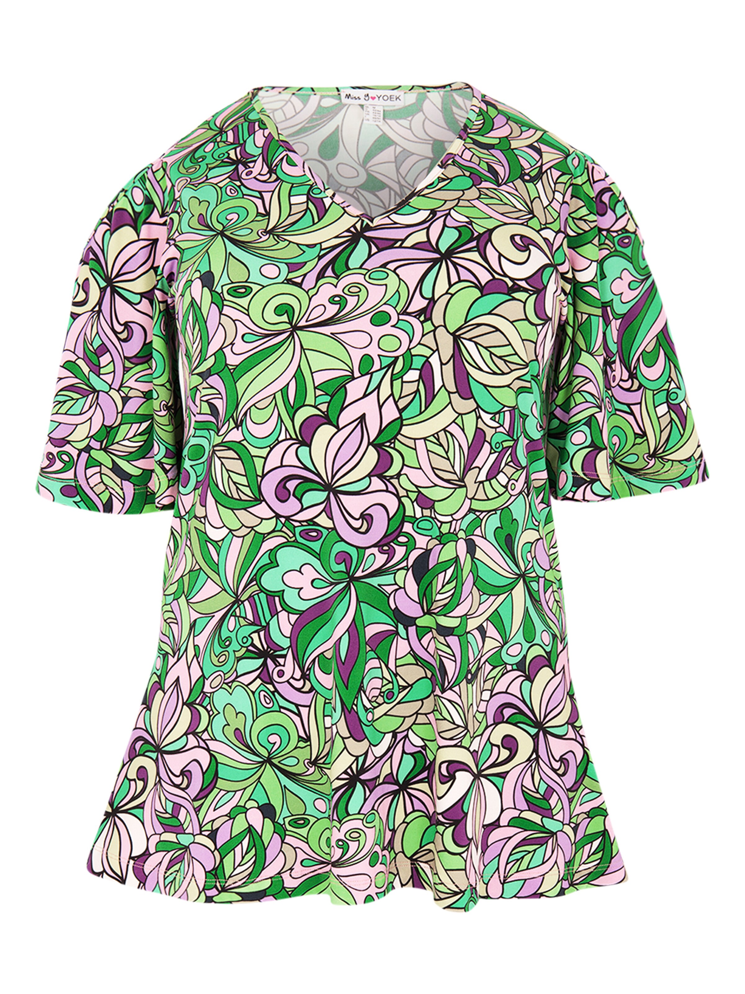 Tunique YOEK en mélange de couleurs : devant