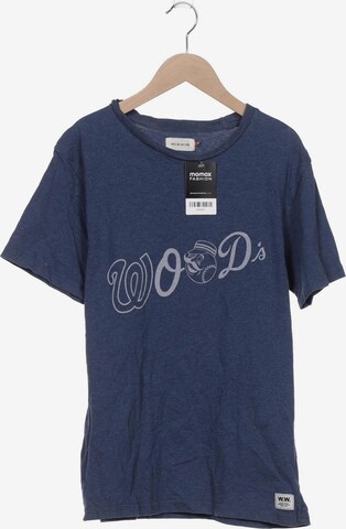 WOOD WOOD Shirt in S in Blue: front