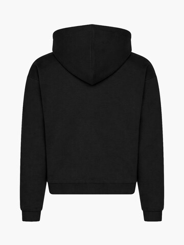 cfab (formerly creamy fabrics) Sweatshirt 'Relaxed Zip'‌‌‌ in Schwarz