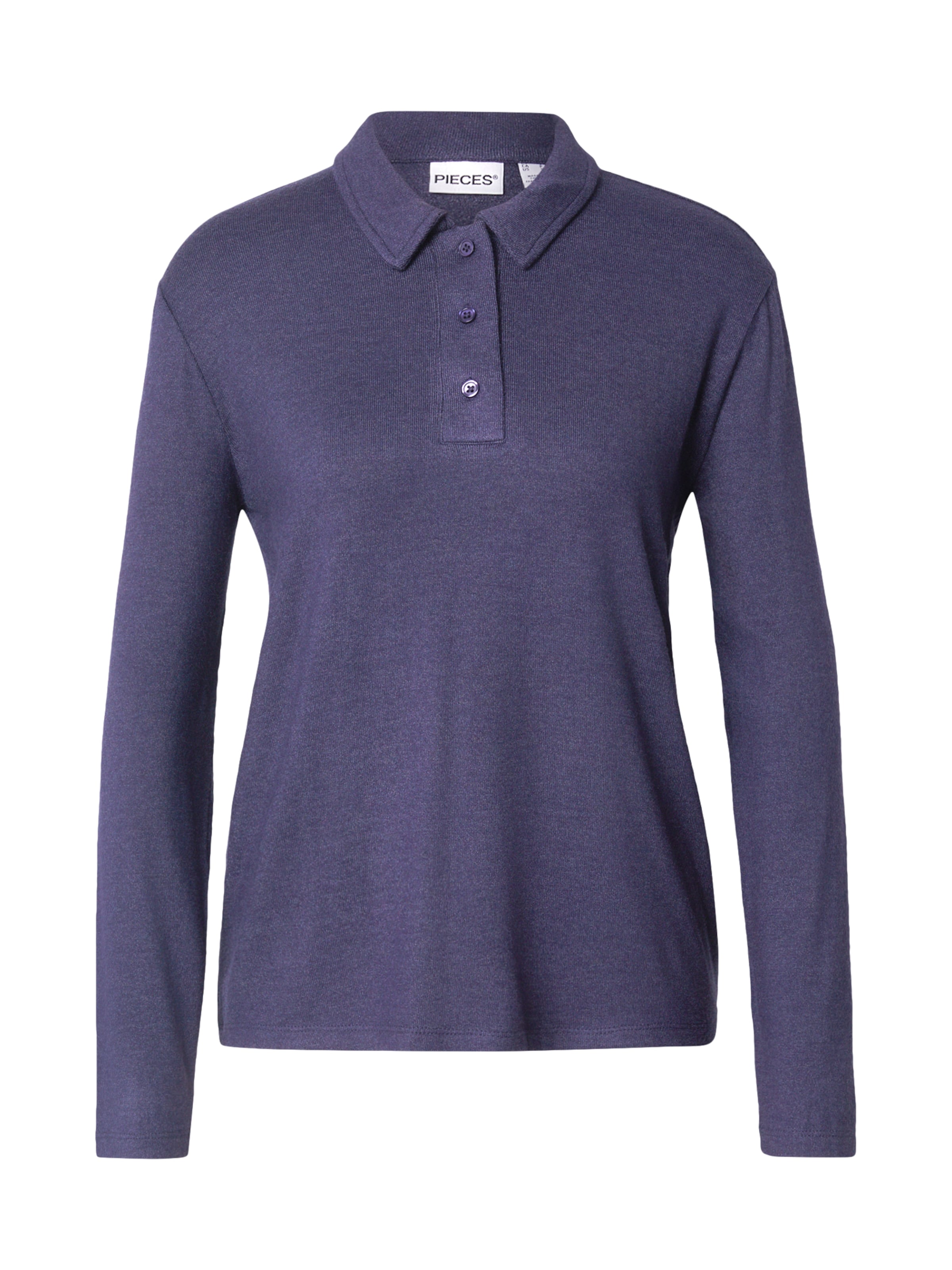 PIECES Majica 'PCRITT' | modra barva: sprednja stran