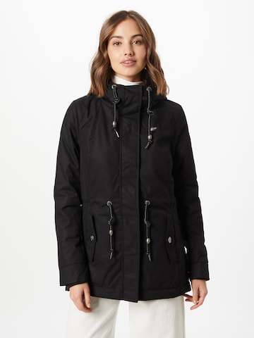 Ragwear Between-Season Jacket 'MONADIS' in Black: front