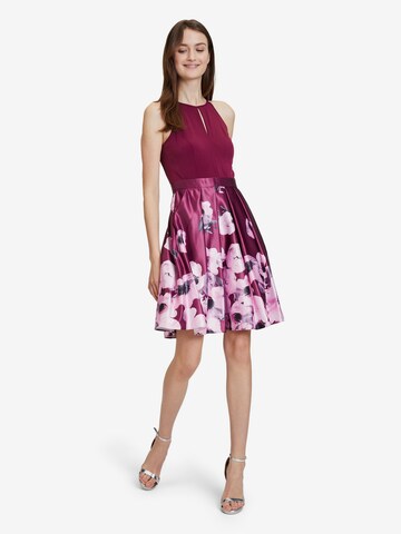 VM Vera Mont Cocktailkleid mit Blumenprint in Rot