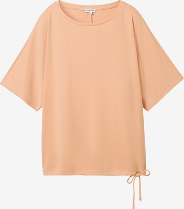 T-shirt TOM TAILOR en orange : devant