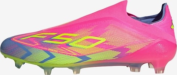 Chaussure de foot 'F50 Elite' ADIDAS PERFORMANCE en rose : devant