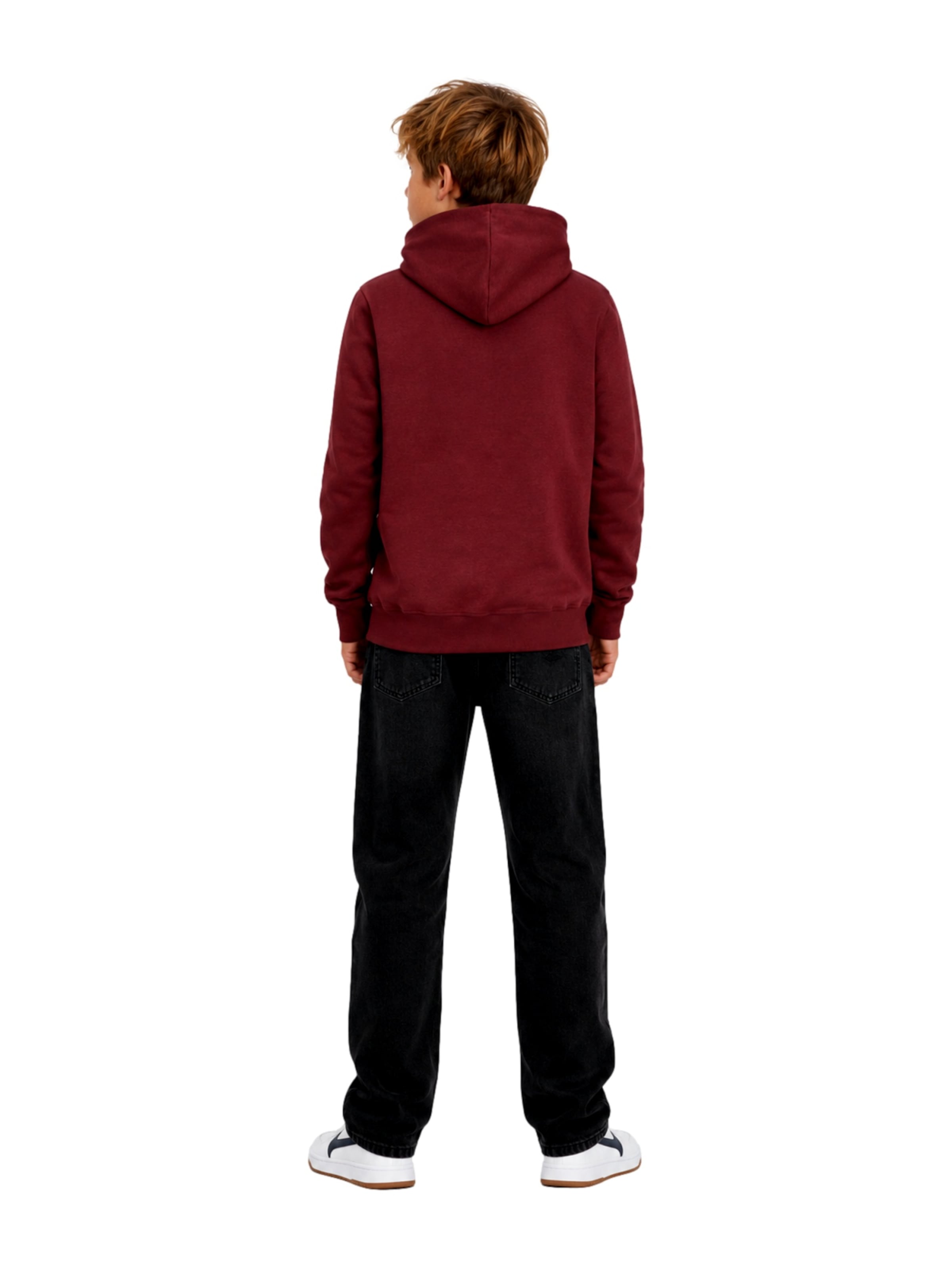 Jack & Jones Junior - Sudadera 'JORFREDERIKSBERG' en rojo