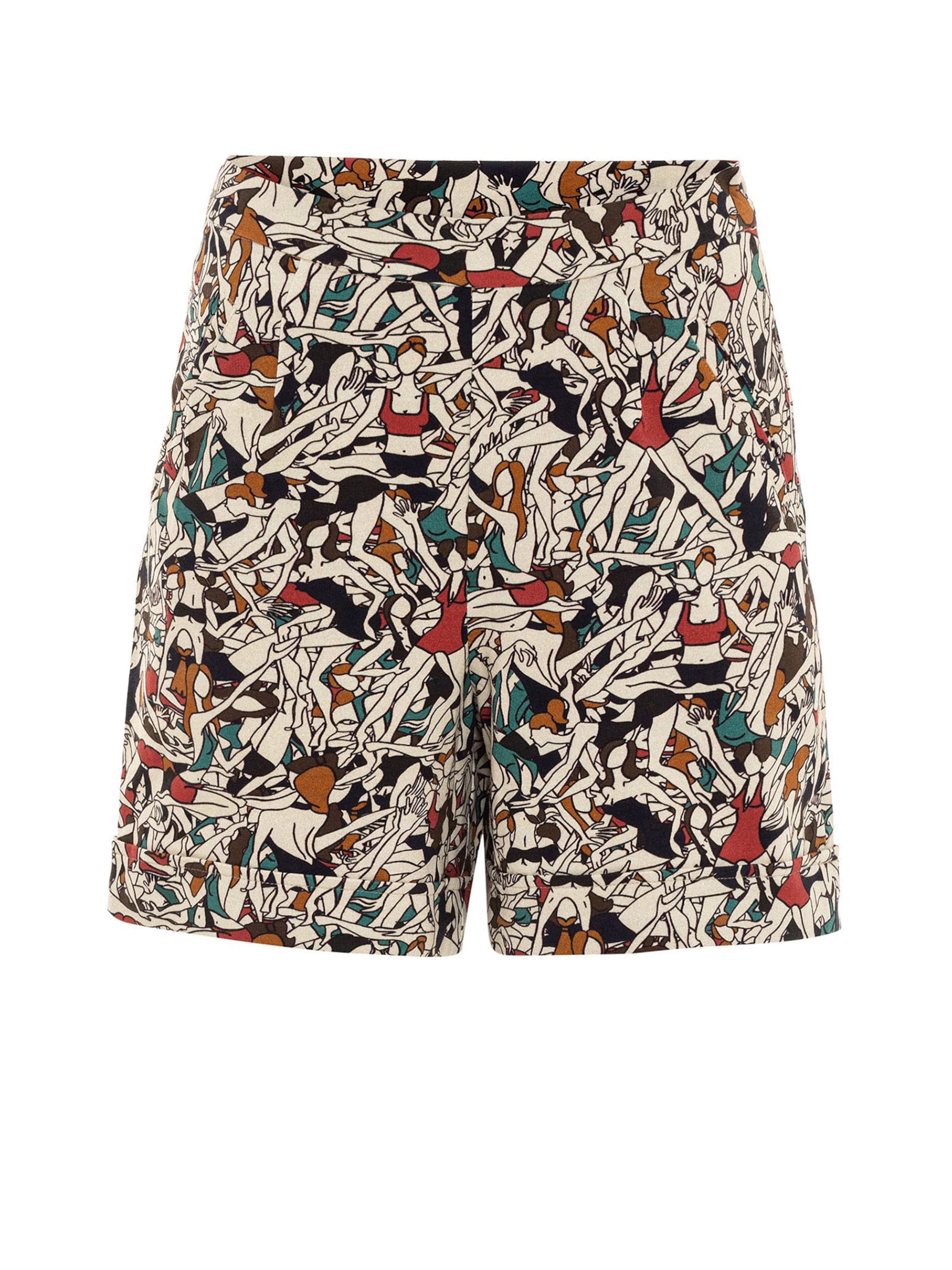 Anou Anou Regularen Hlače | bež barva: sprednja stran