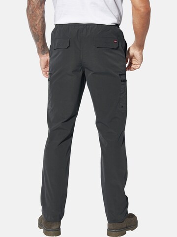 Loosefit Pantalon cargo 'Oluhelm' Jan Vanderstorm en gris