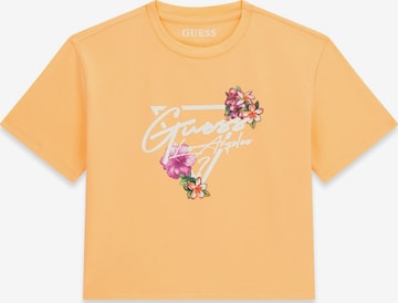 GUESS - Camiseta en naranja: frente