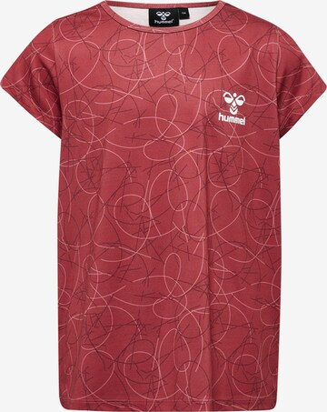 Hummel T-Shirt 'Nanna' in Rot: predná strana