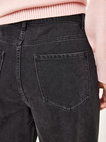 PADDOCKS Wide Leg Jeans 'Marlene' in Schwarz